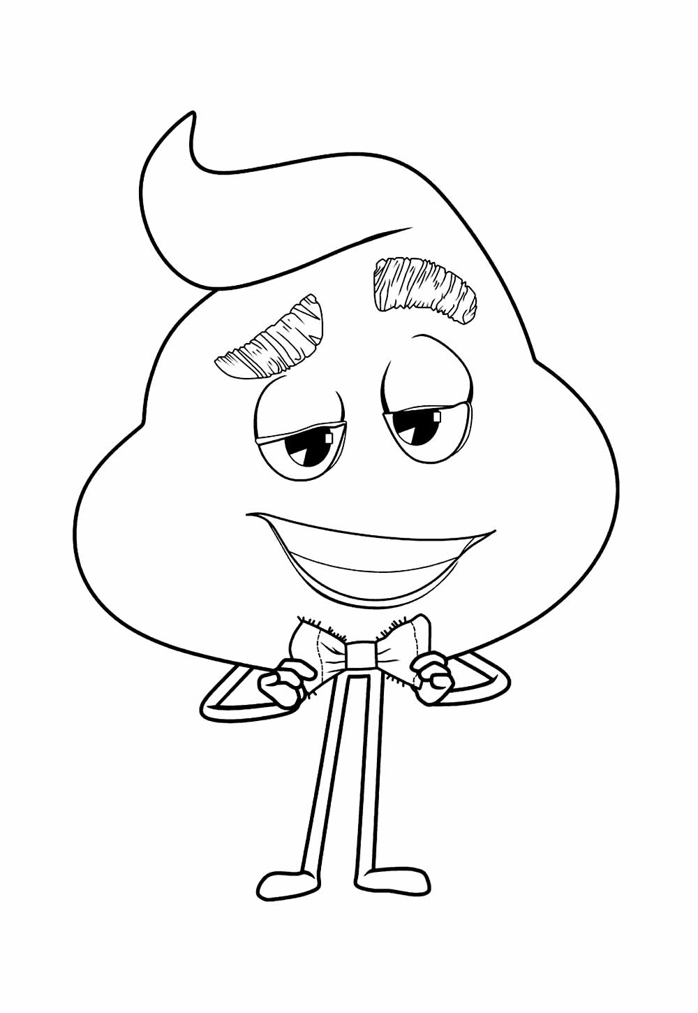 Desenho de Emoji: O FIlme para colorir