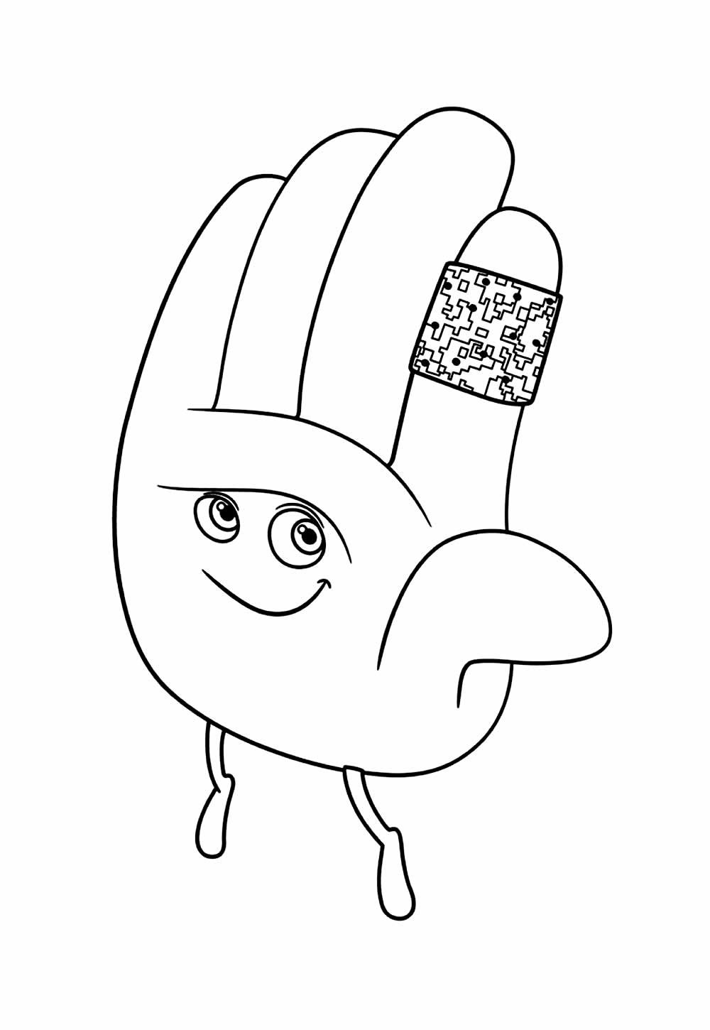 Desenho para colorir de Emoji: O Filme