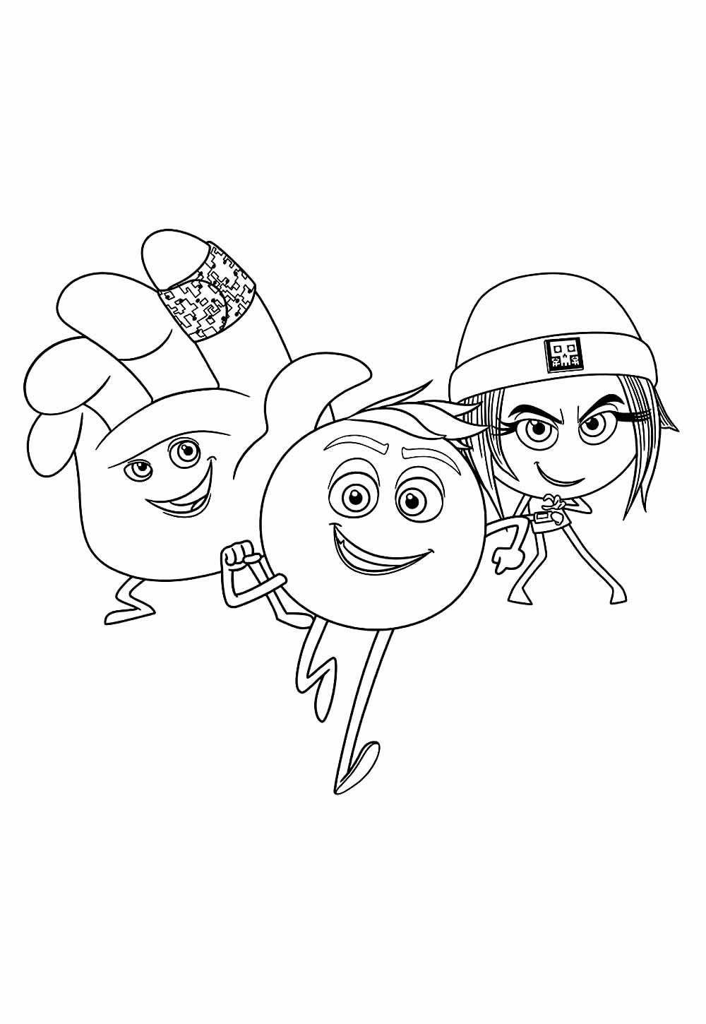 Desenho de Emoji: O FIlme para colorir
