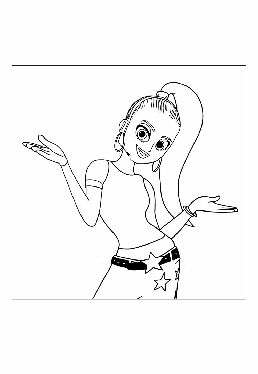 Desenho para colorir de Emoji: O Filme