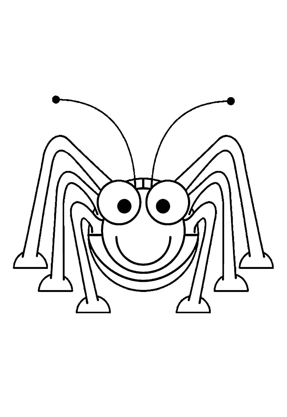 Desenho de Grilo para colorir