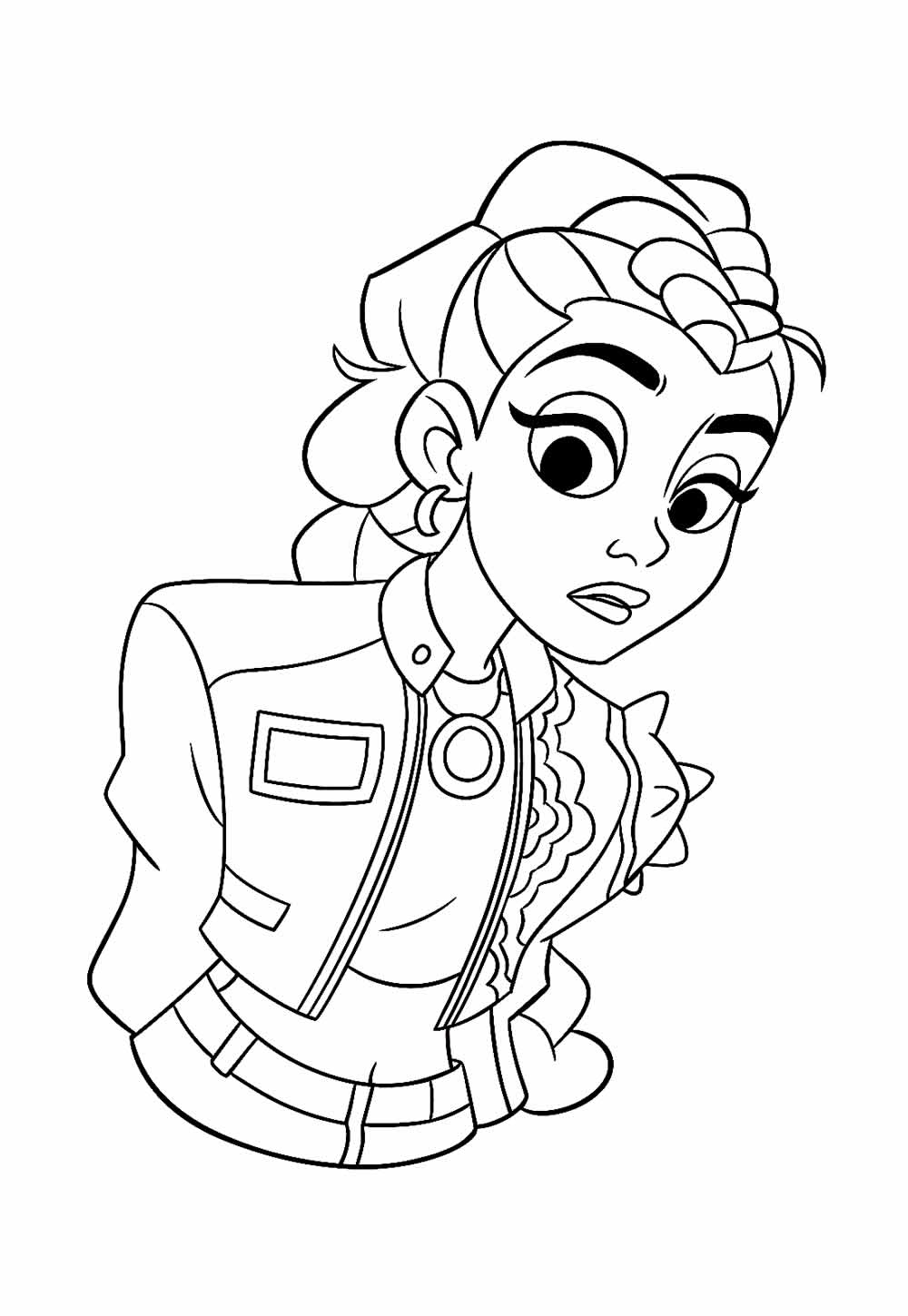 Desenho de Rumi para colorir