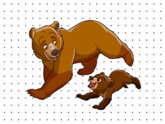 Desenhos de Irmão Urso para colorir
