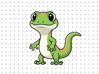 Desenhos de Lagartixa para colorir
