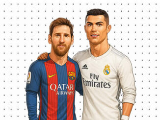 Desenhos de Messi e Cristiano Ronaldo para colorir