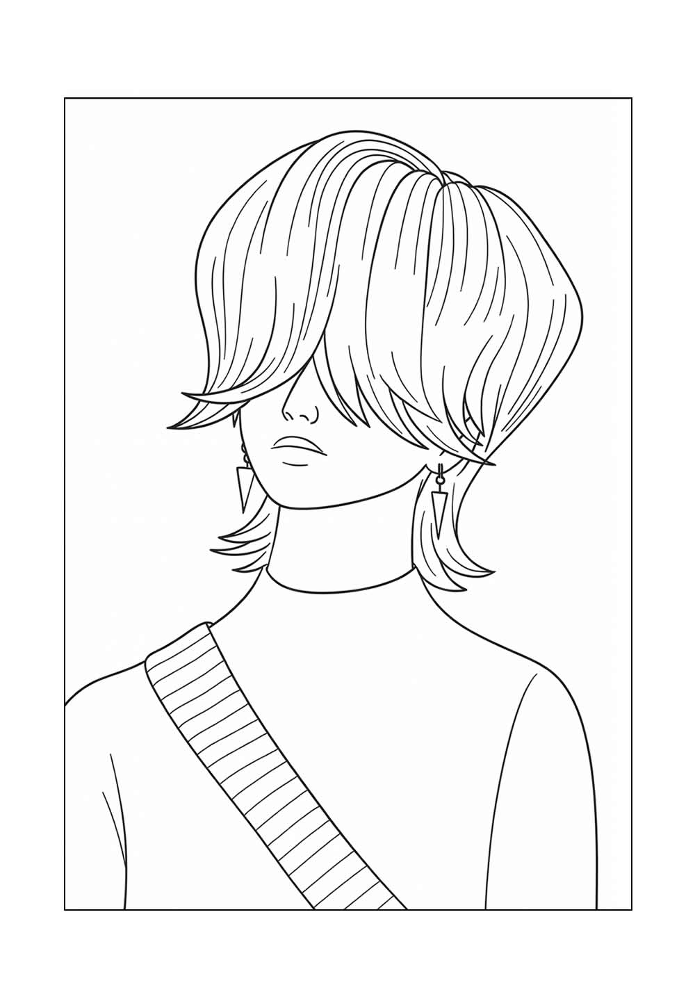 Desenho de Mystery Saja para colorir