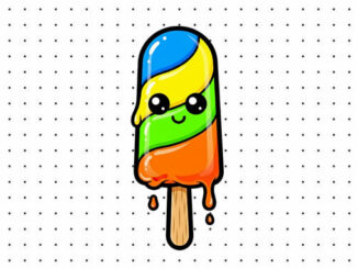 Desenhos de Picolé para colorir