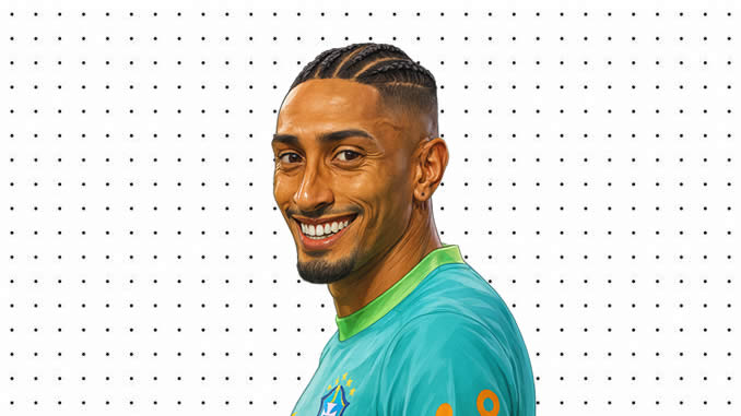 Desenhos de Raphinha para colorir