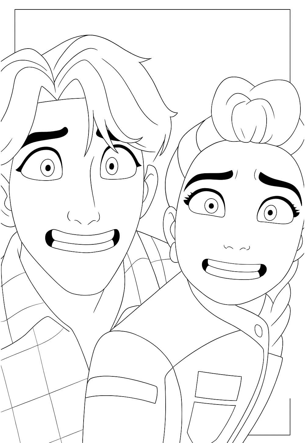 Guerreiras do K-Pop para colorir