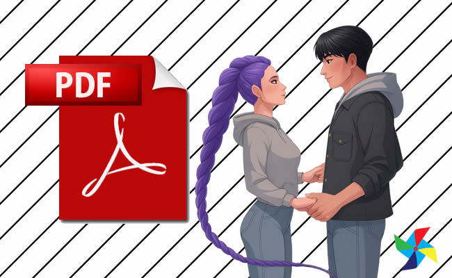 Desenhos de Rumi e Jinu em PDF