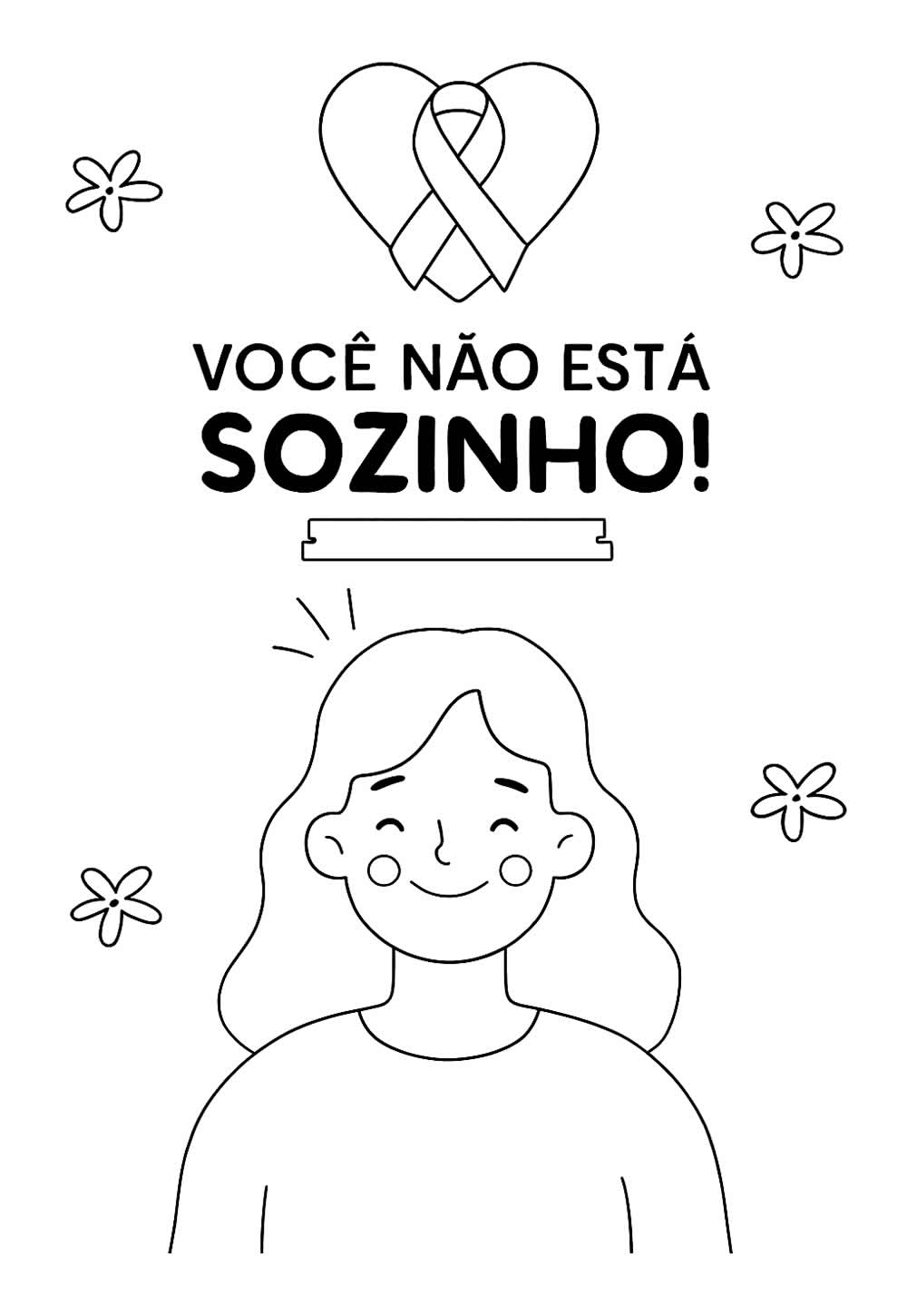 Desenho de Setembro Amarelo
