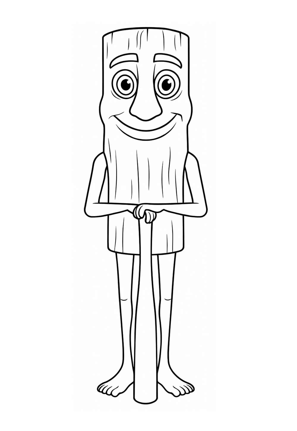 Tung Tung Tung Sahur para colorir