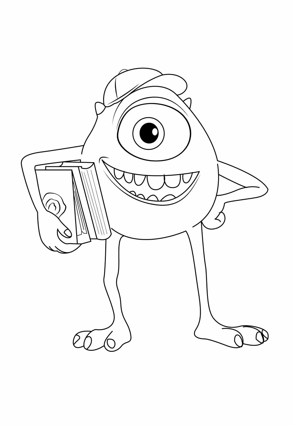 Desenhos de Universidade dos Monstros para colorir