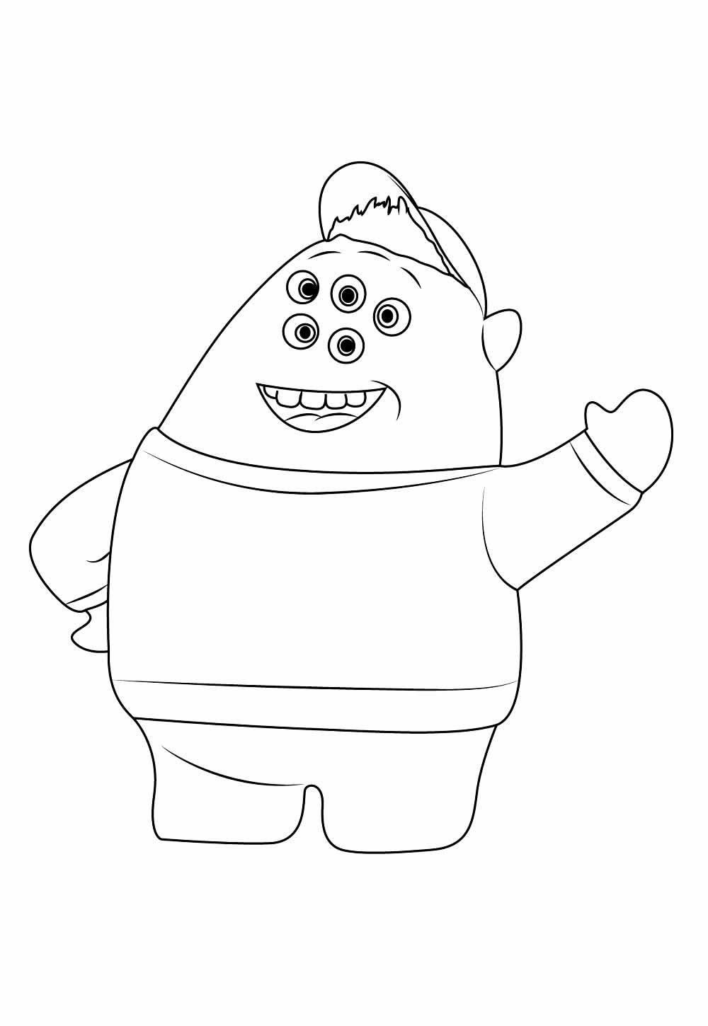 Desenhos de Universidade dos Monstros para pintar