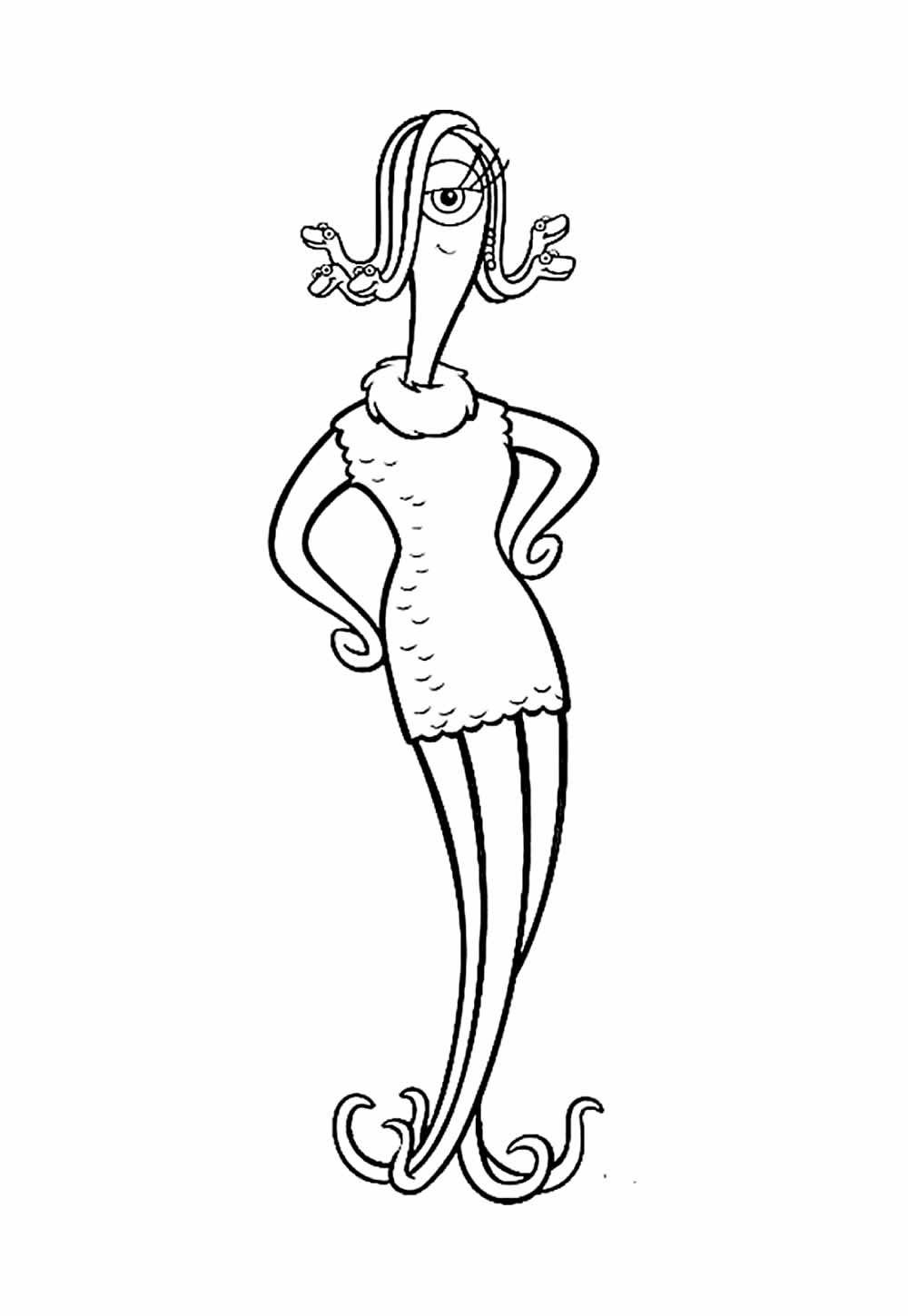 Desenhos de Universidade dos Monstros para colorir