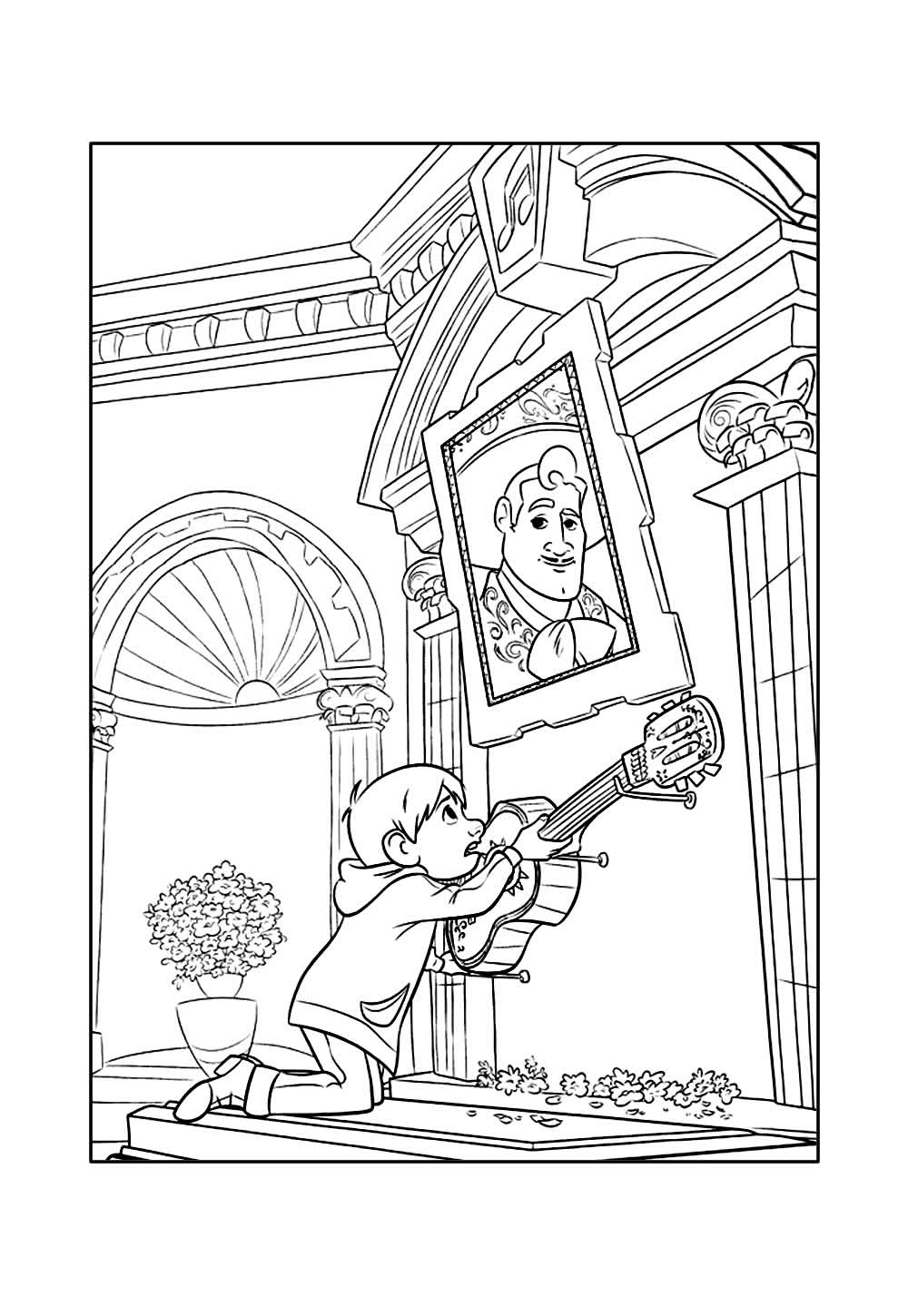 Desenho de Viva - A Vida é uma Festa para colorir