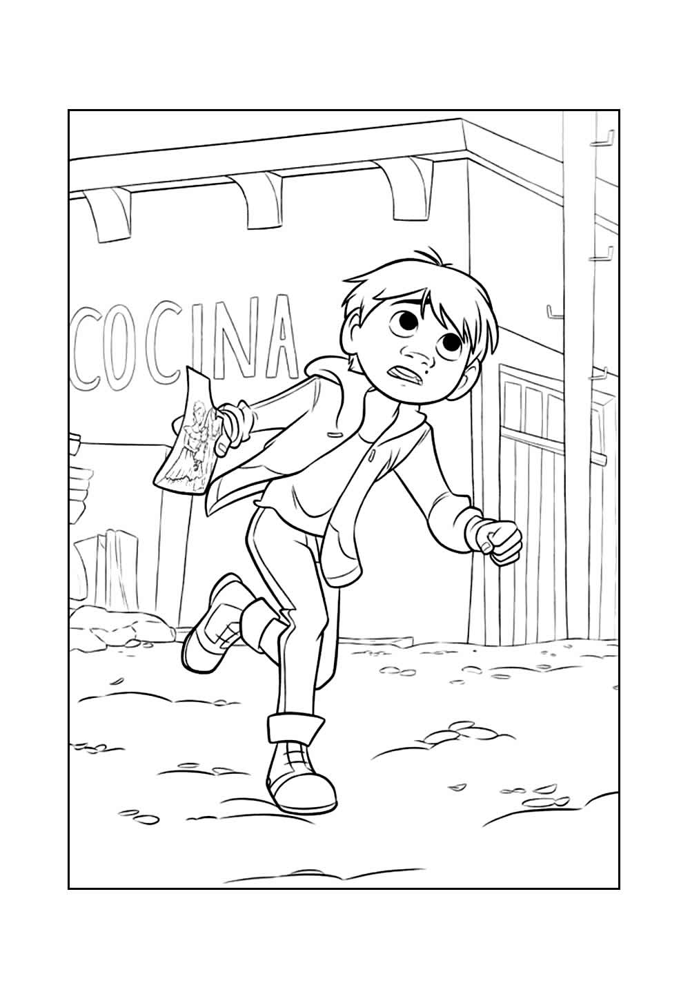 Desenho de Viva - A Vida é uma Festa para colorir