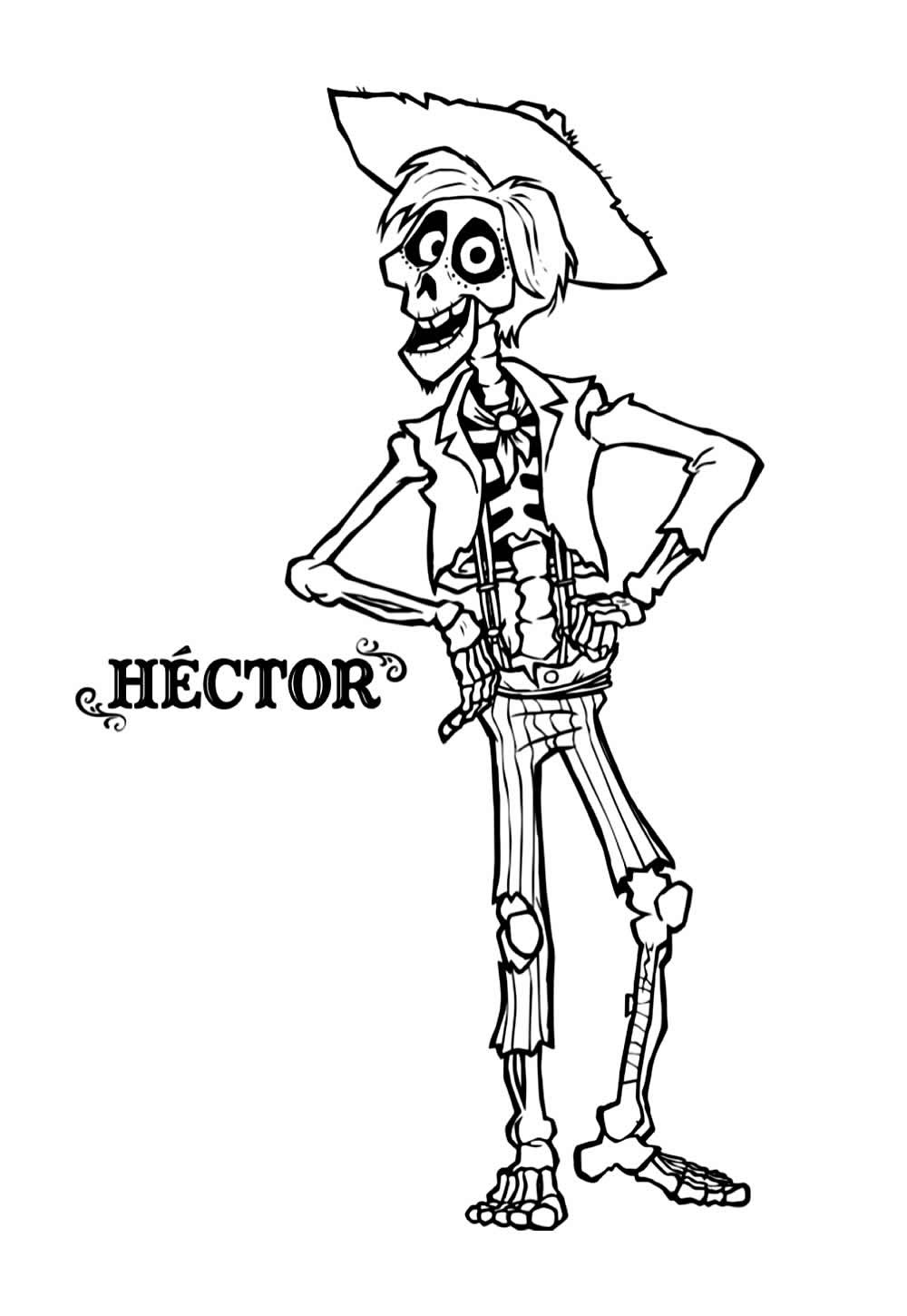 Viva - A Vida é uma Festa para colorir - Hector