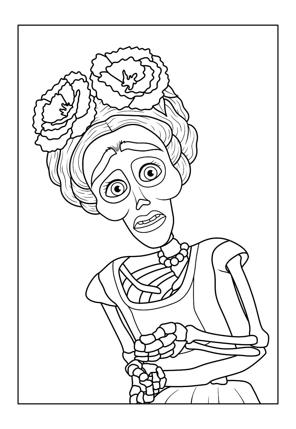 Desenho de Viva para colorir