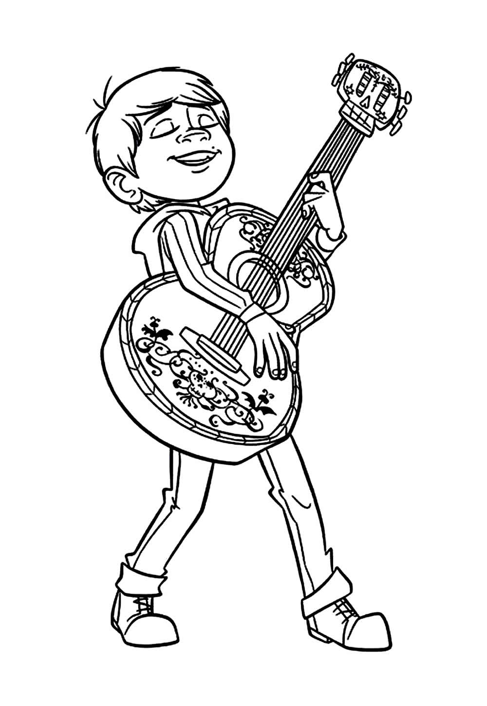 Desenho de Miguel para colorir