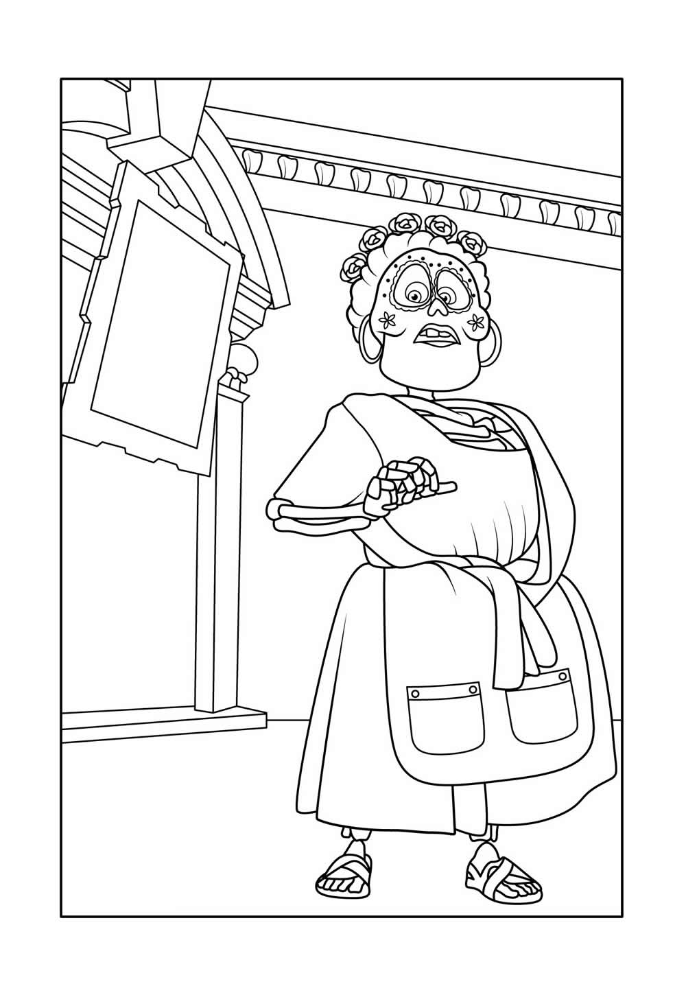 Desenho de Viva - A Vida é uma Festa para colorir