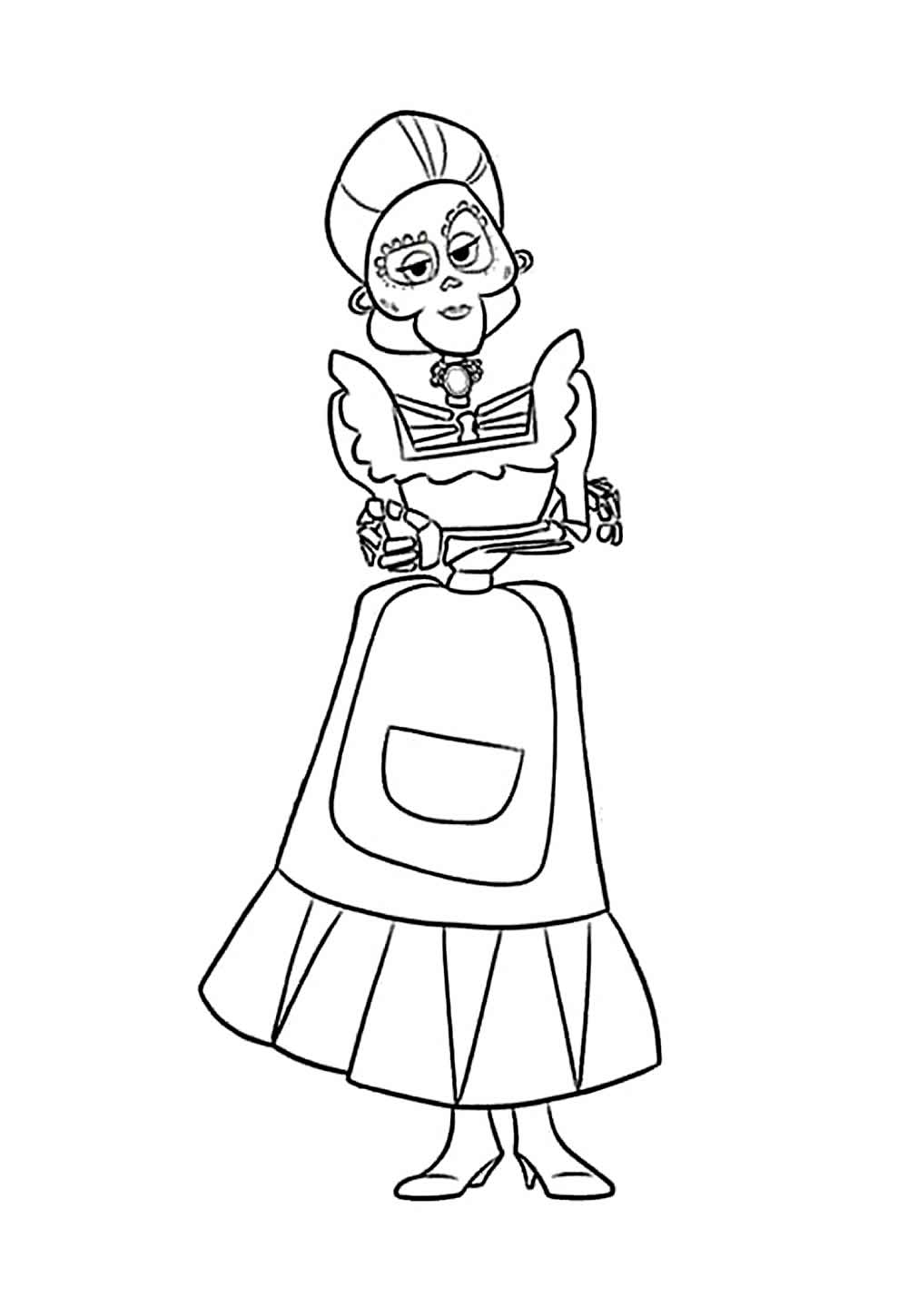 Desenho de Viva - A Vida é uma Festa