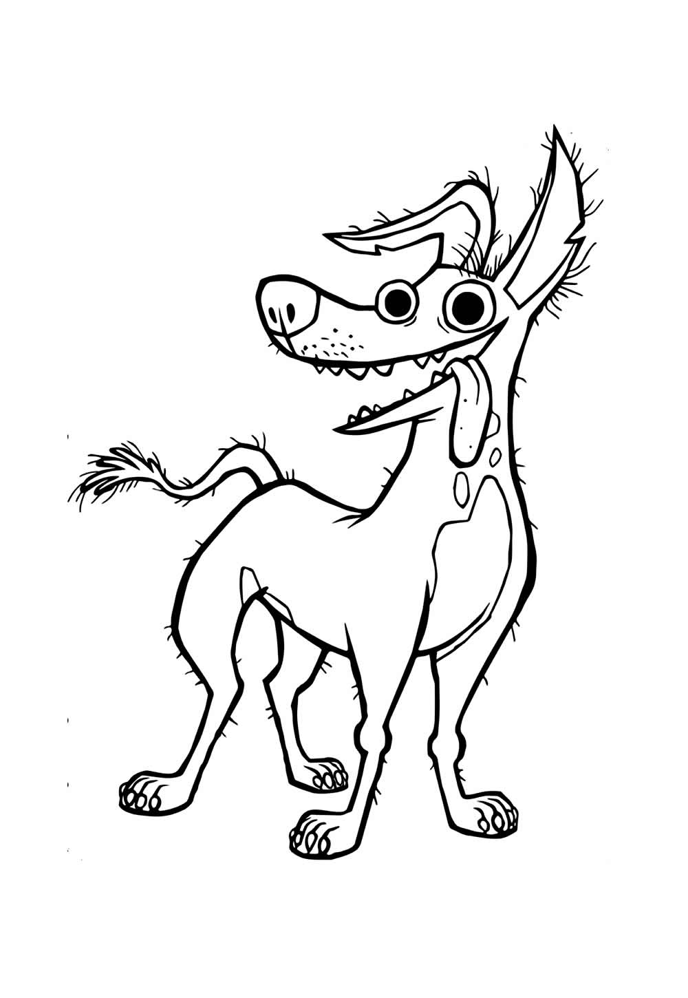 Viva - A Vida é uma Festa para colorir - Dante