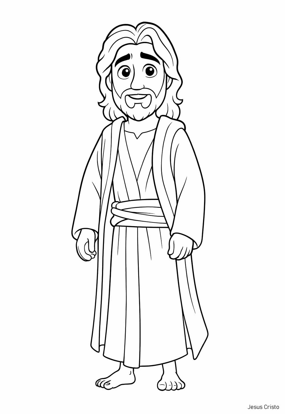 Desenho de Jesus Cristo