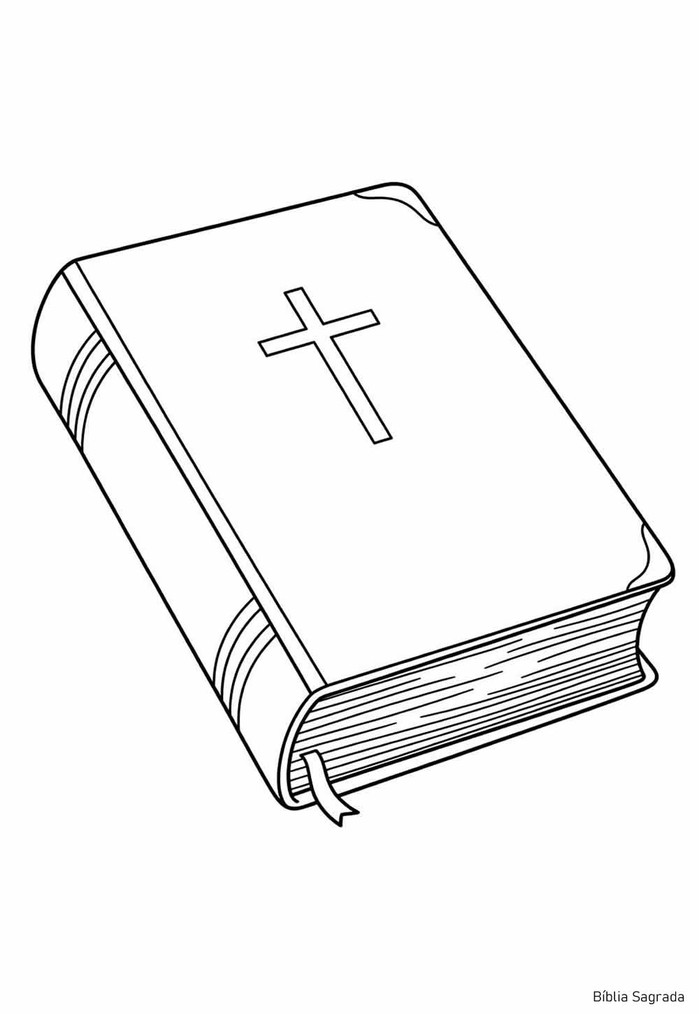 Desenhos de Bíblia Sagrada para colorir