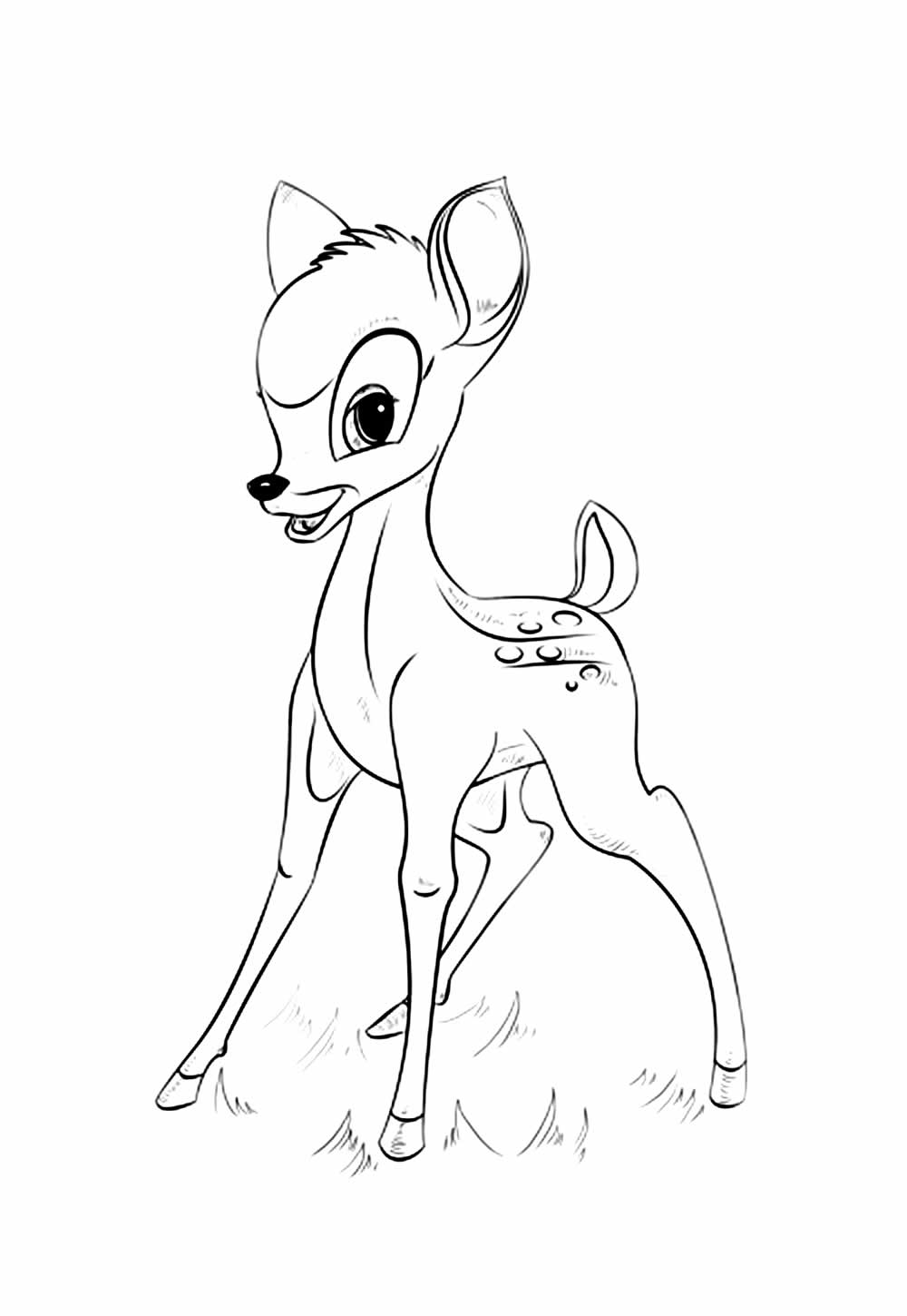 Desenhos de Bambi para imprimir