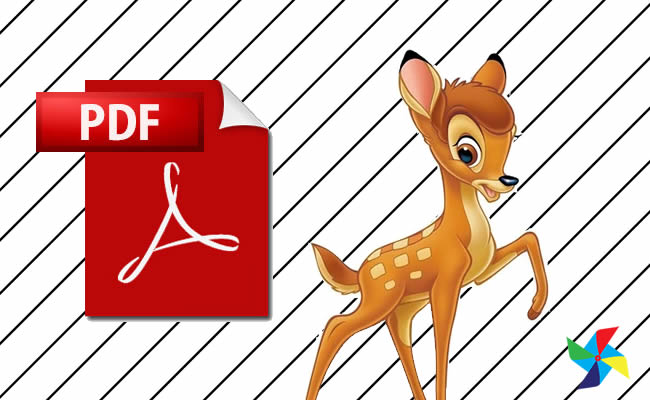 Desenhos de Bambi em PDF