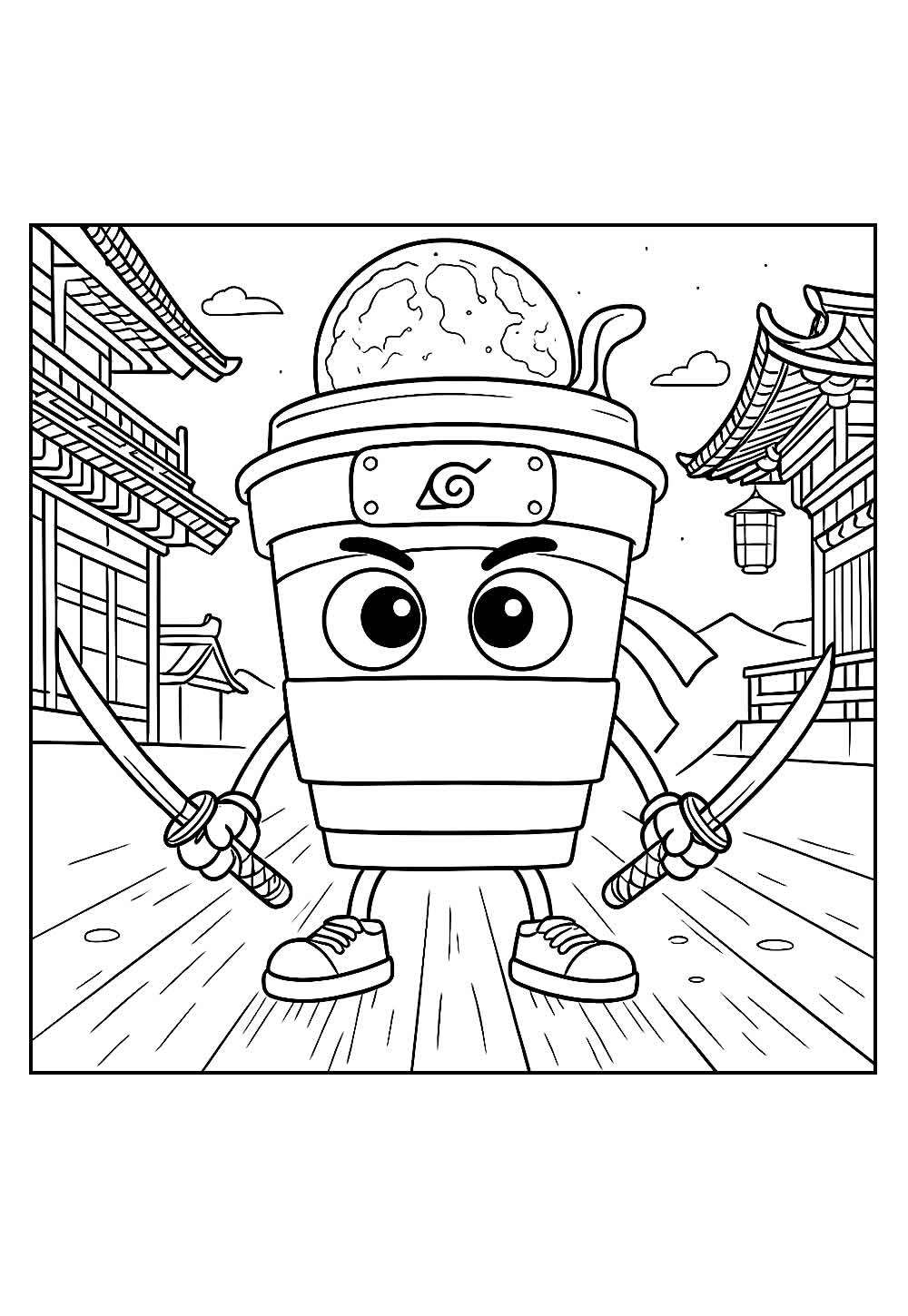 Desenhos de Brainrot para colorir