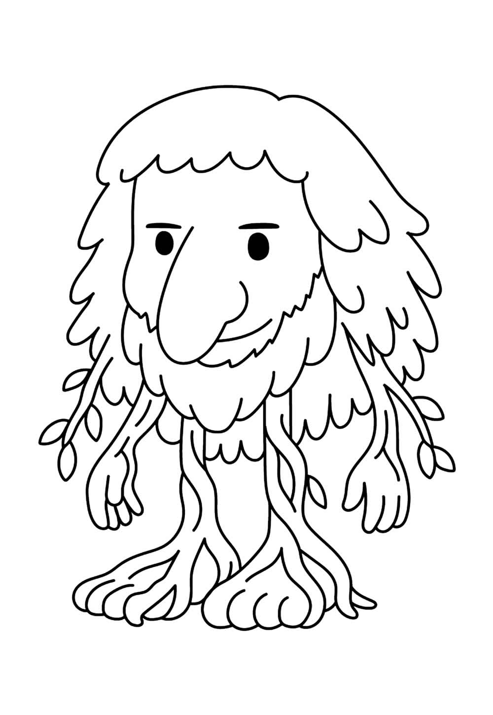 Desenho de Brainrot para colorir