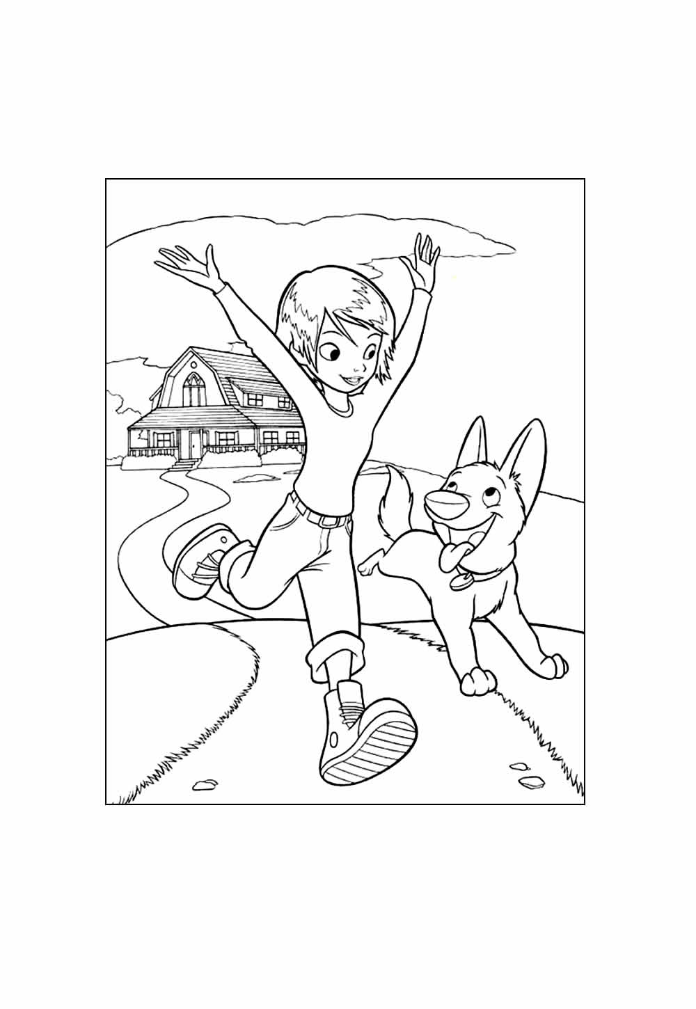Desenho de Bolt para colorir