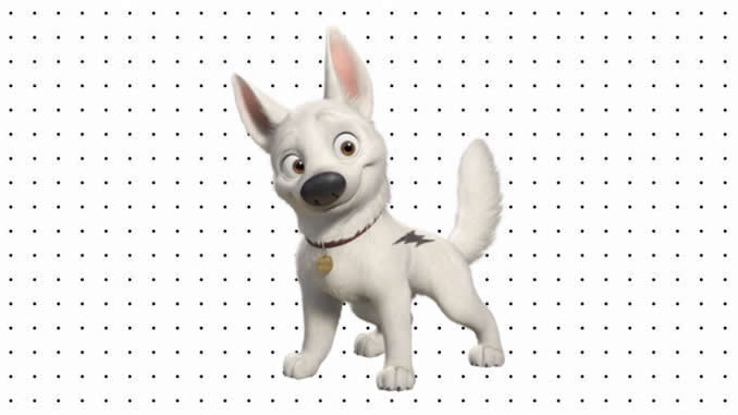 Desenhos do Bolt - Supercão para colorir