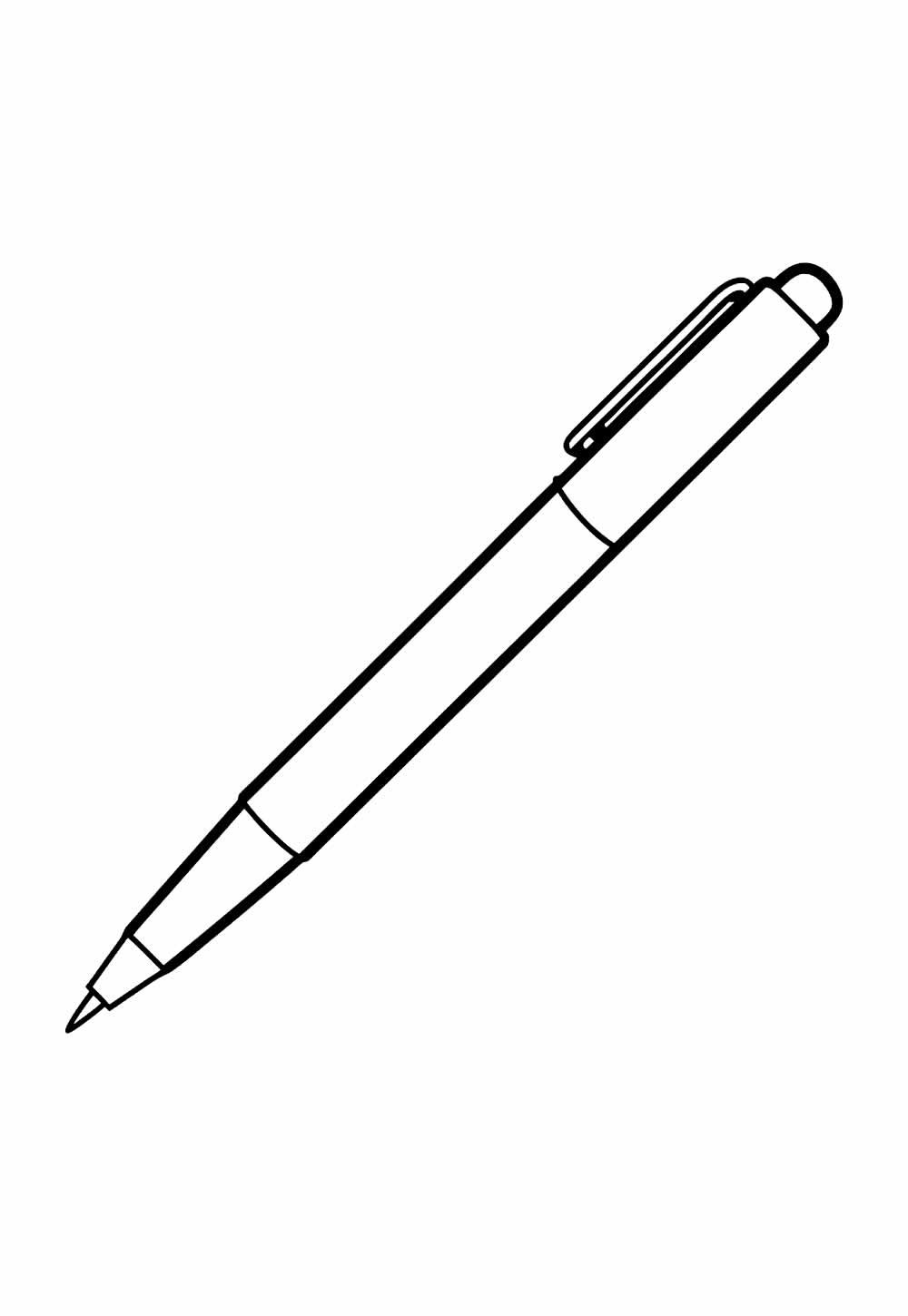 Desenho de Caneta para colorir