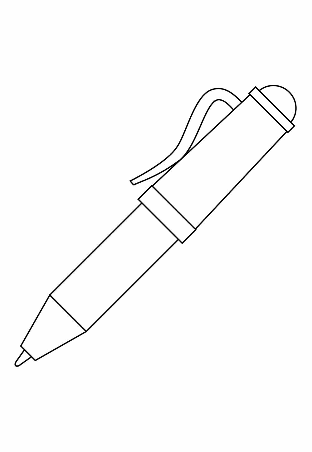 Desenho de Caneta para pintar