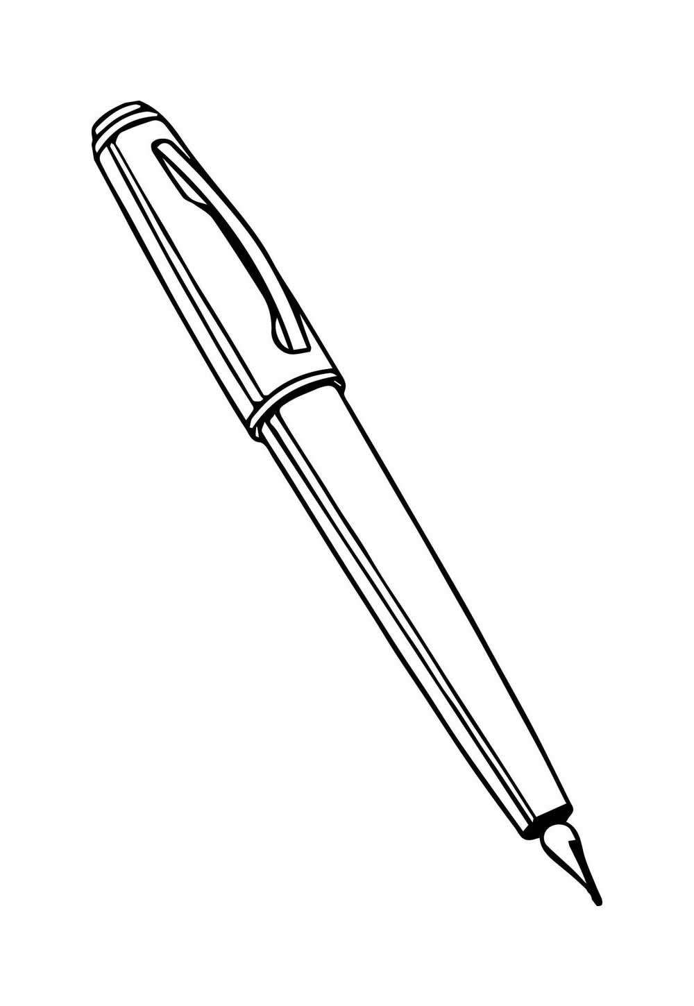 Desenho para pintar de Caneta