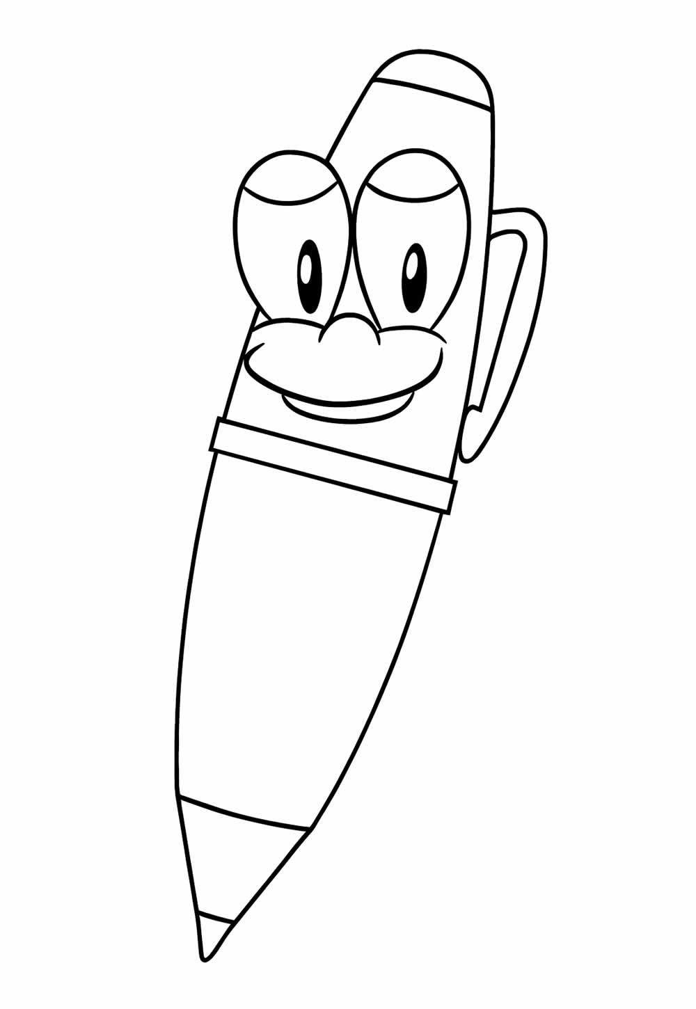 Desenho Fofo de Caneta