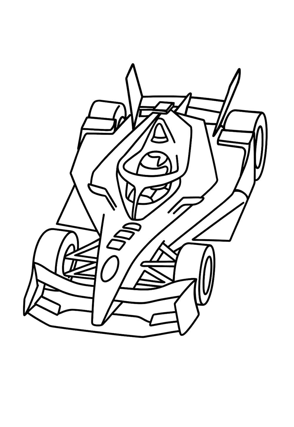 Desenho F1 Colorir