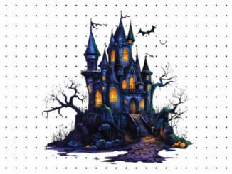 Desenhos de Castelo Assombrado para colorir