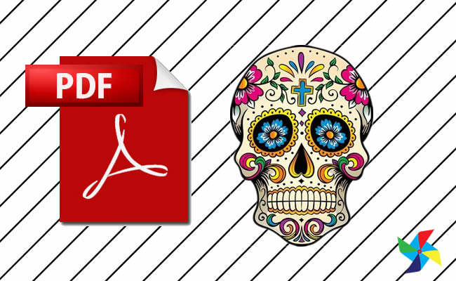 Desenhos de Caveira Mexicana em PDF