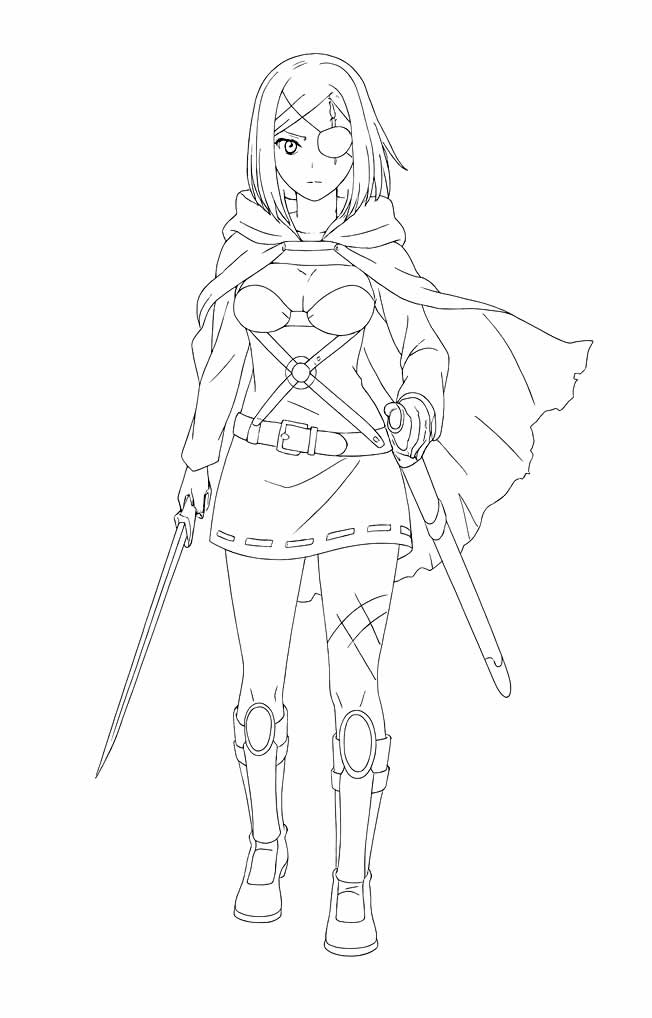 Desenho de Clevatess para colorir