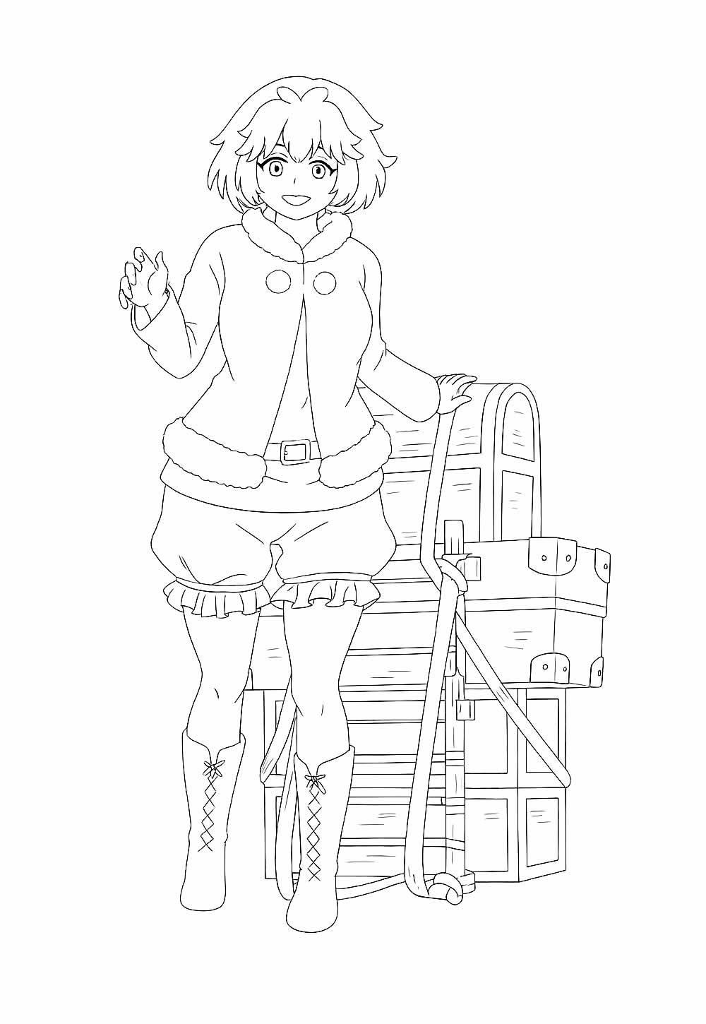 Desenho de Clevatess para colorir