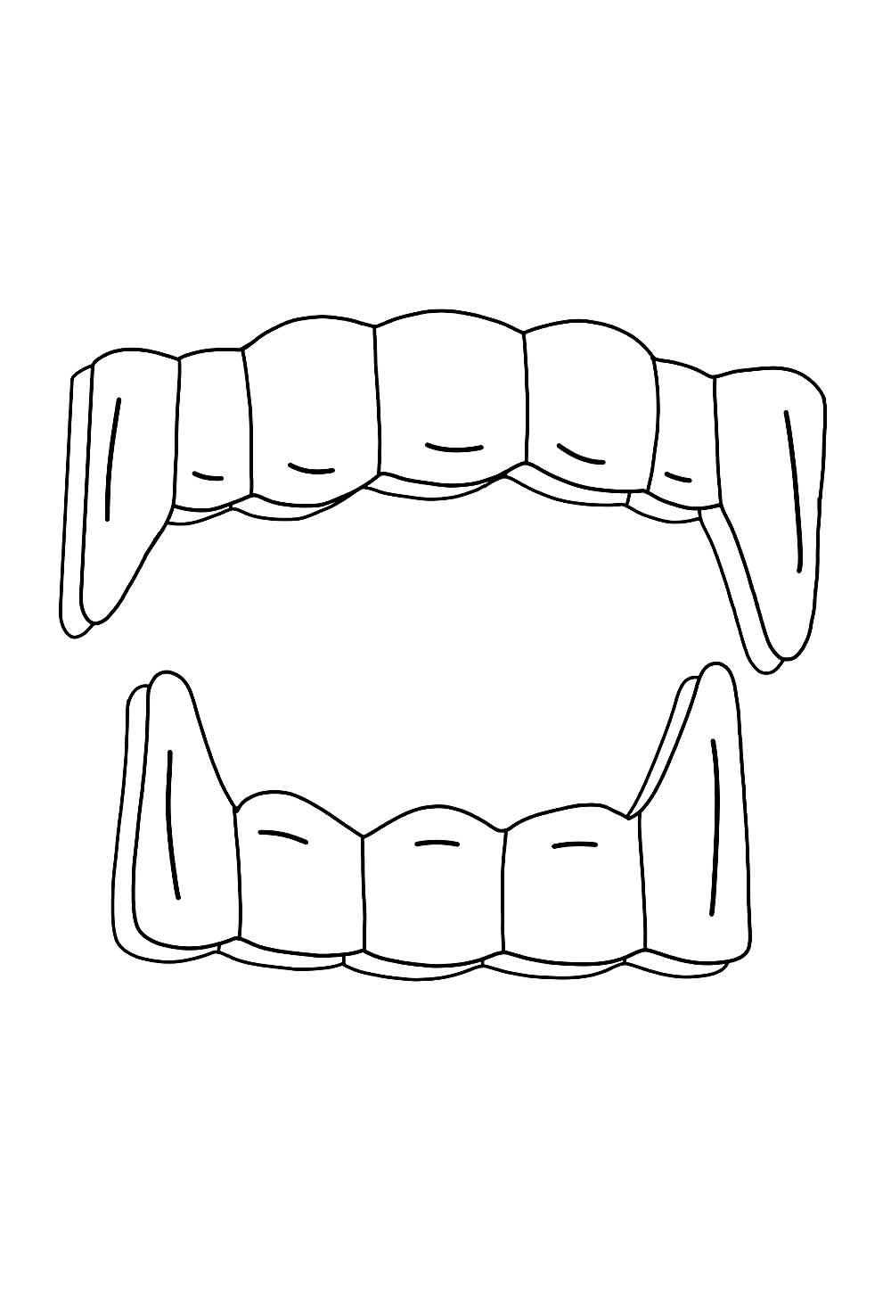 Molde Dentes de Vampiro