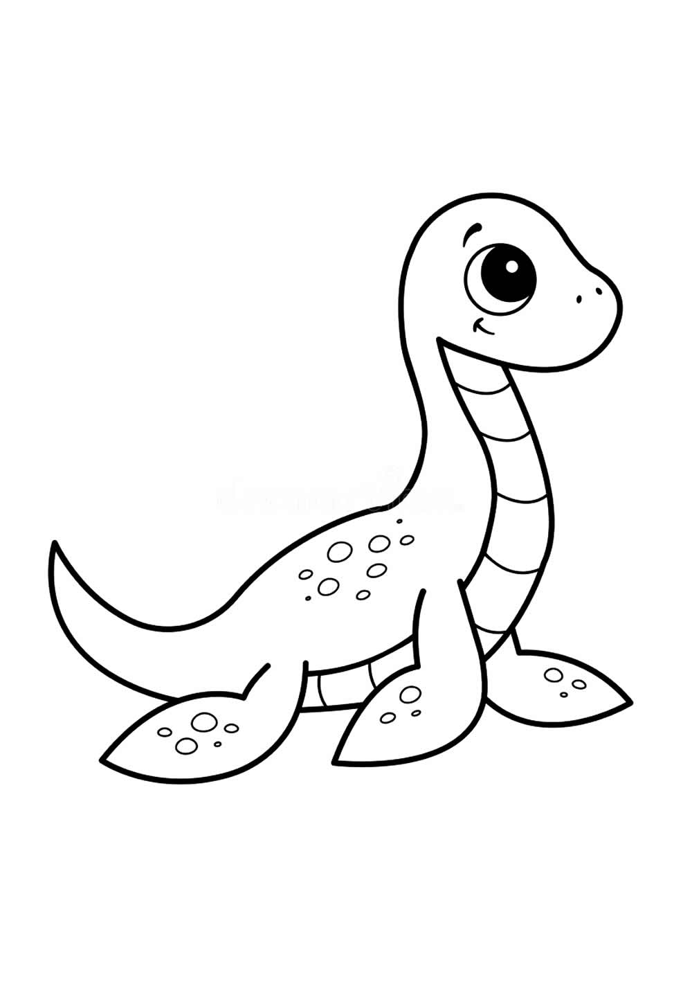 Desenho de Dinossauro para colorir
