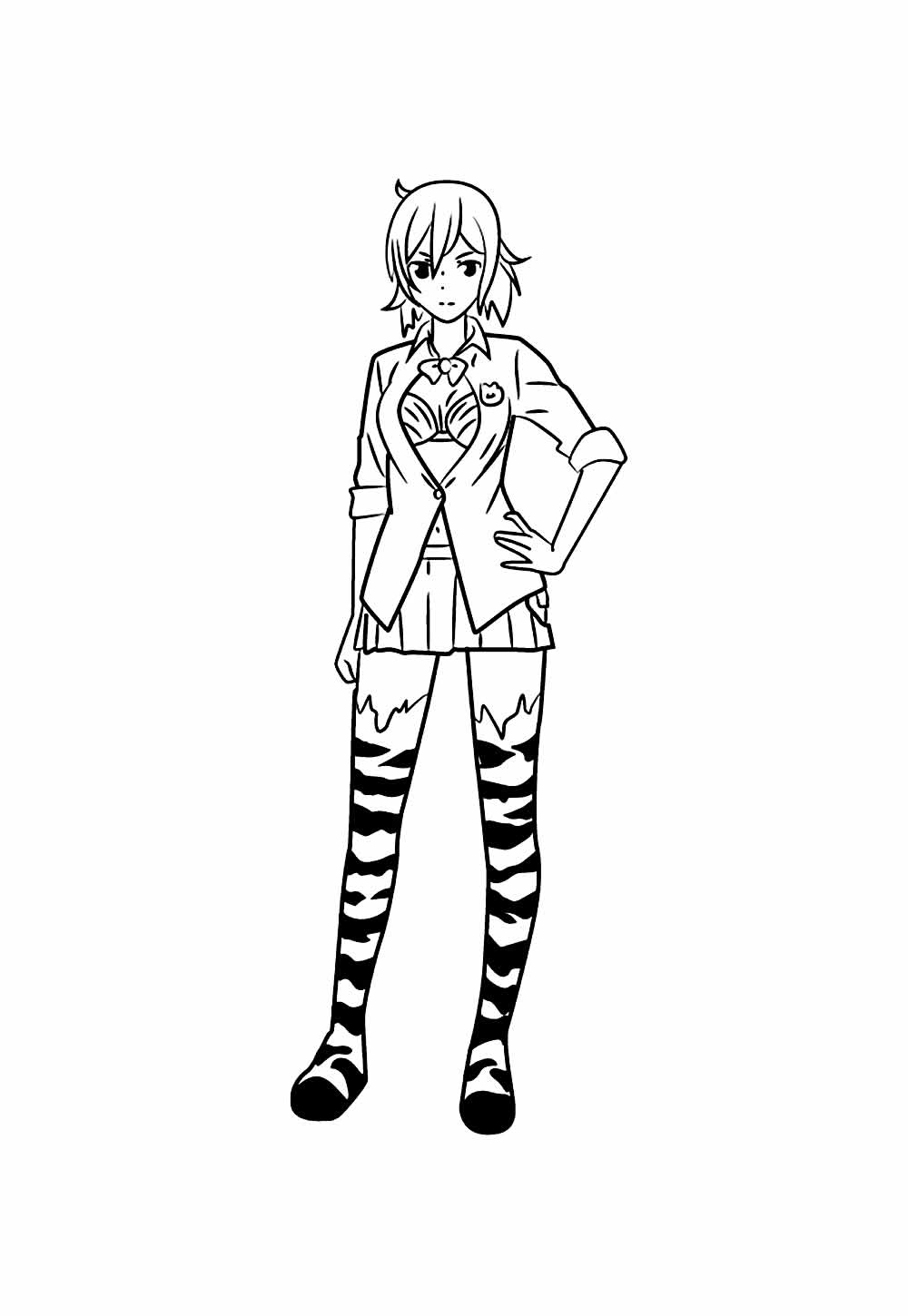 Desenho Kakegurui Colorir e Pintar