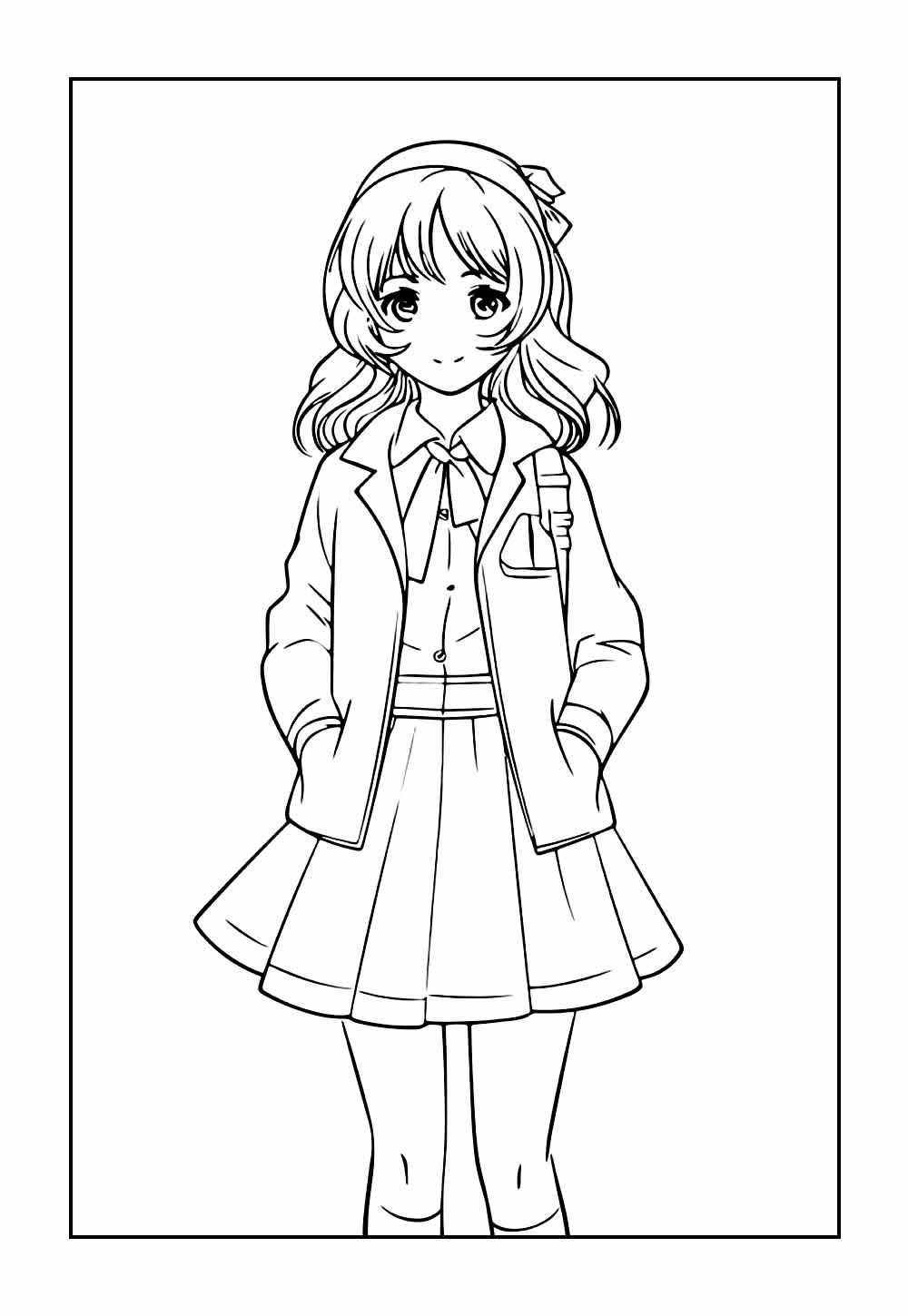 Kakegurui para colorir