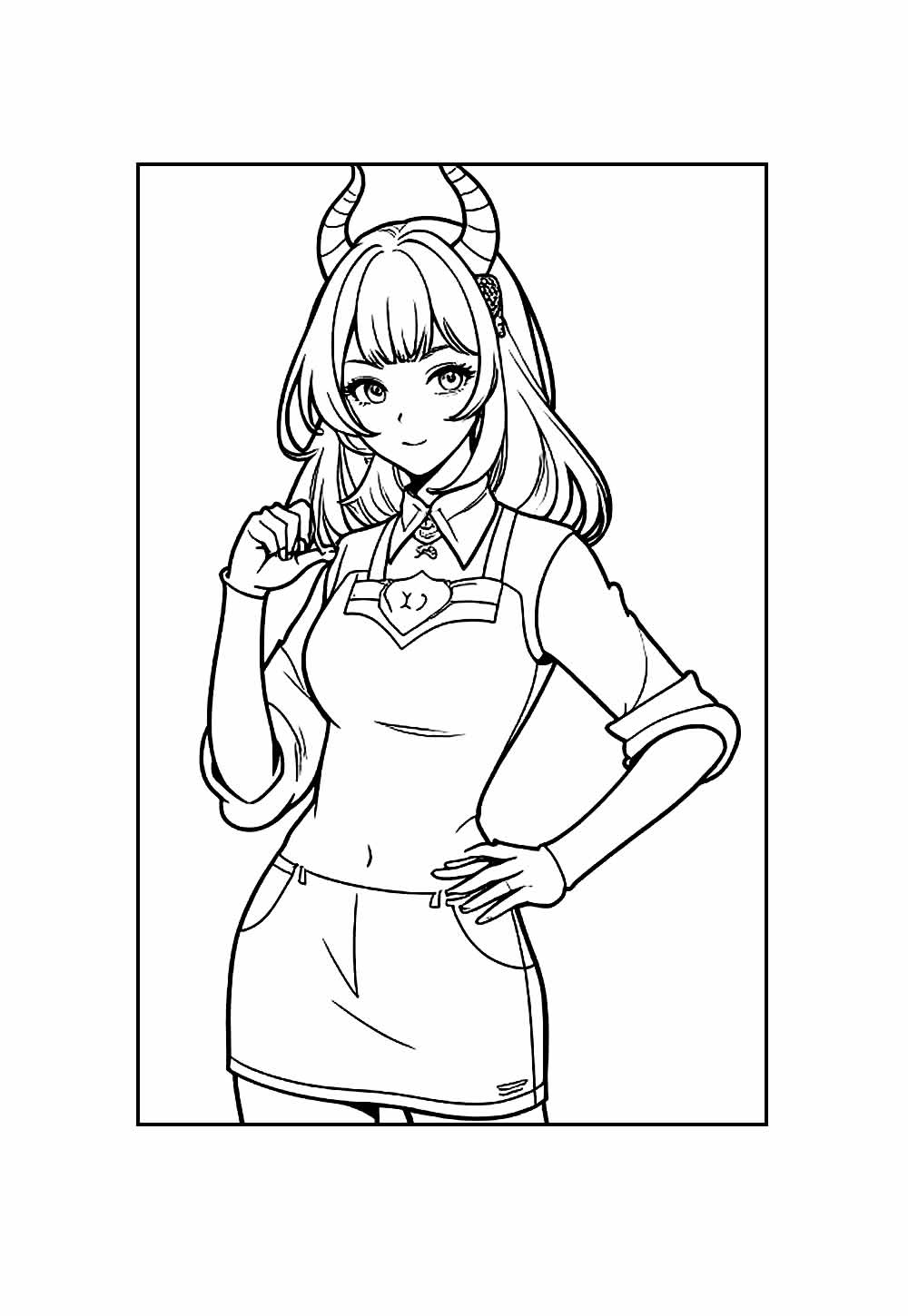 Desenho Kakegurui Colorir