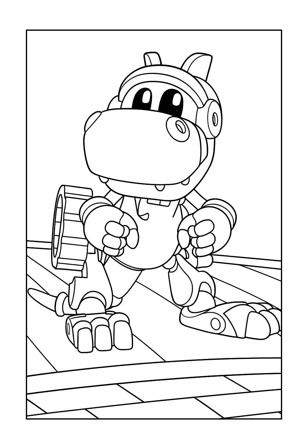 Desenhos de Mecanimais para colorir